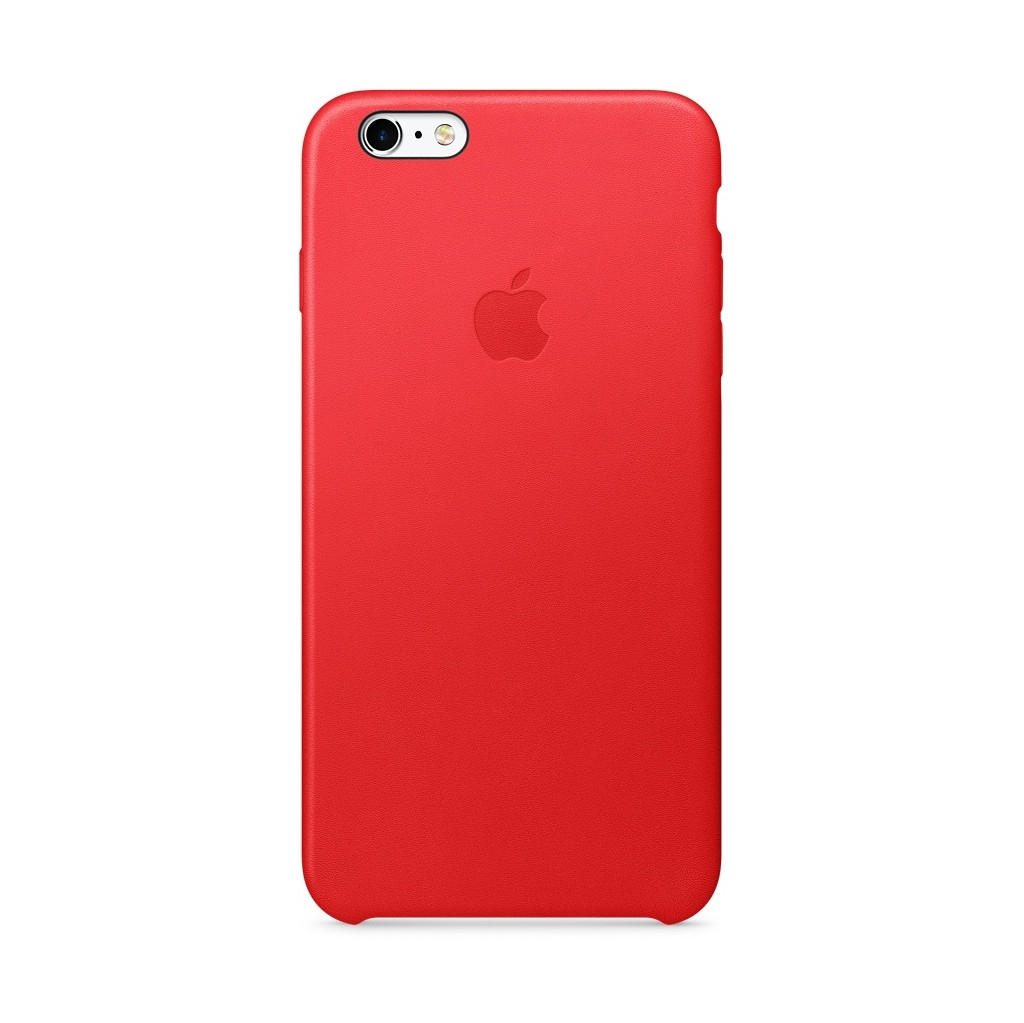 Apple Coque en cuir pour iPhone 6s Plus Rouge