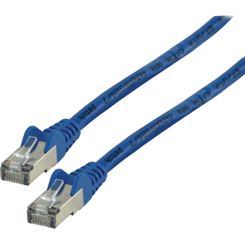Valueline câble réseau UTP CAT5e 0,5 mètre Bleu