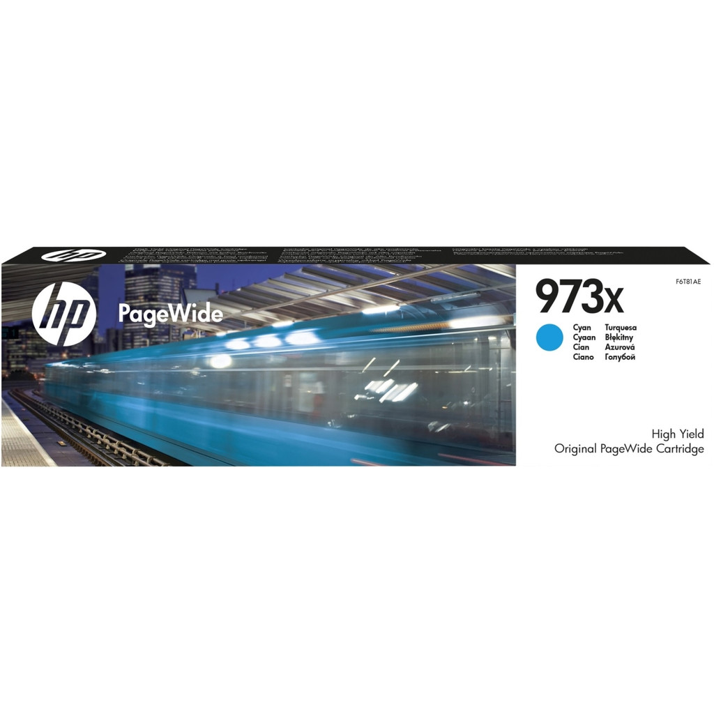 HP 973X PageWide Cartouche Cyan (F6T81AE)