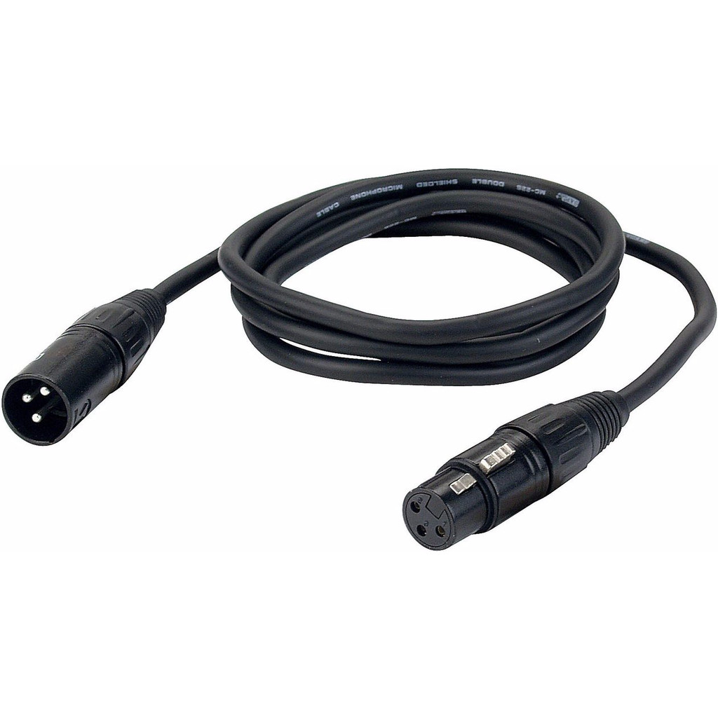 DAP-Audio FL013 Câble micro XLR 3 mètres Noir