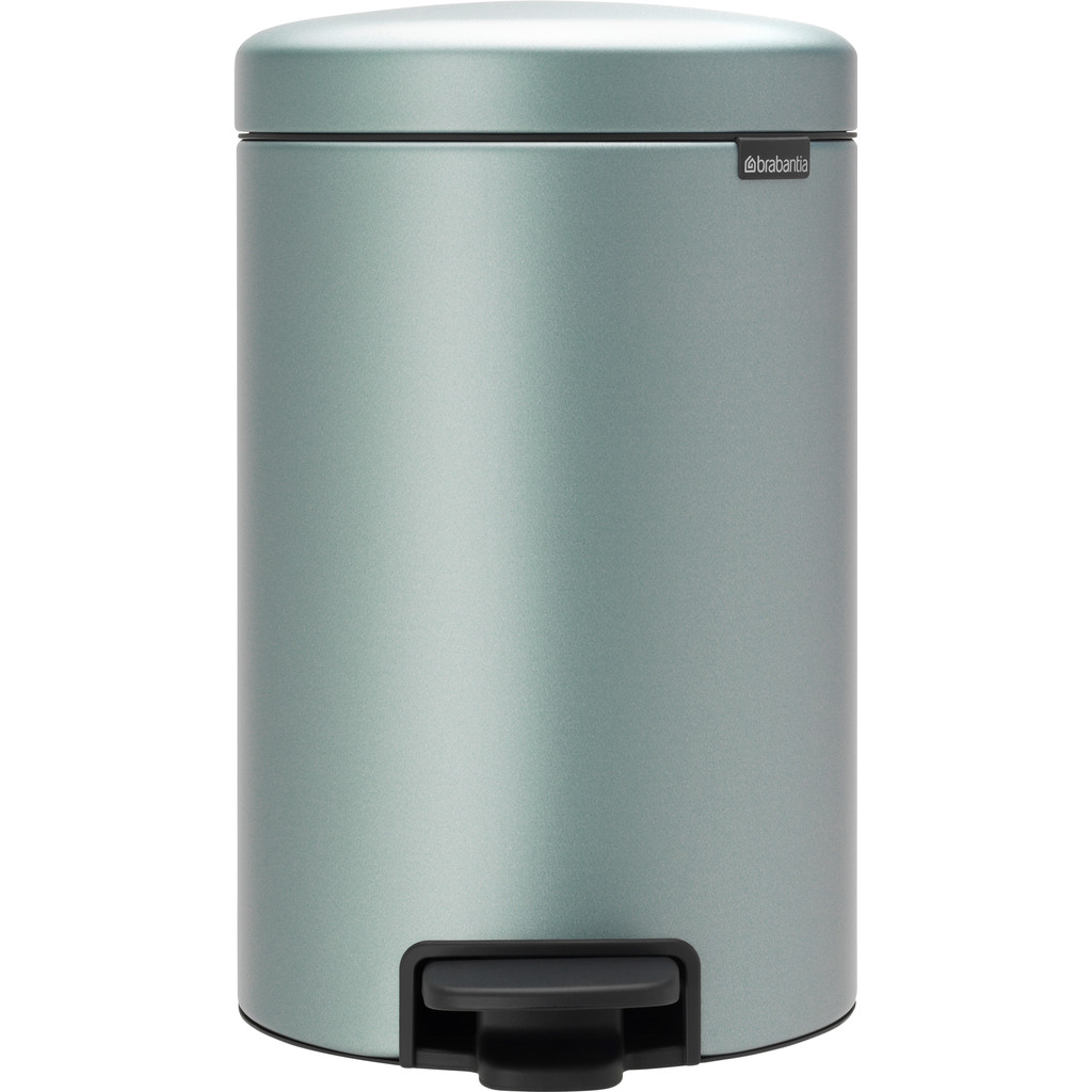 Brabantia NewIcon Poubelle à pédale 12 Litres Menthe Métallique