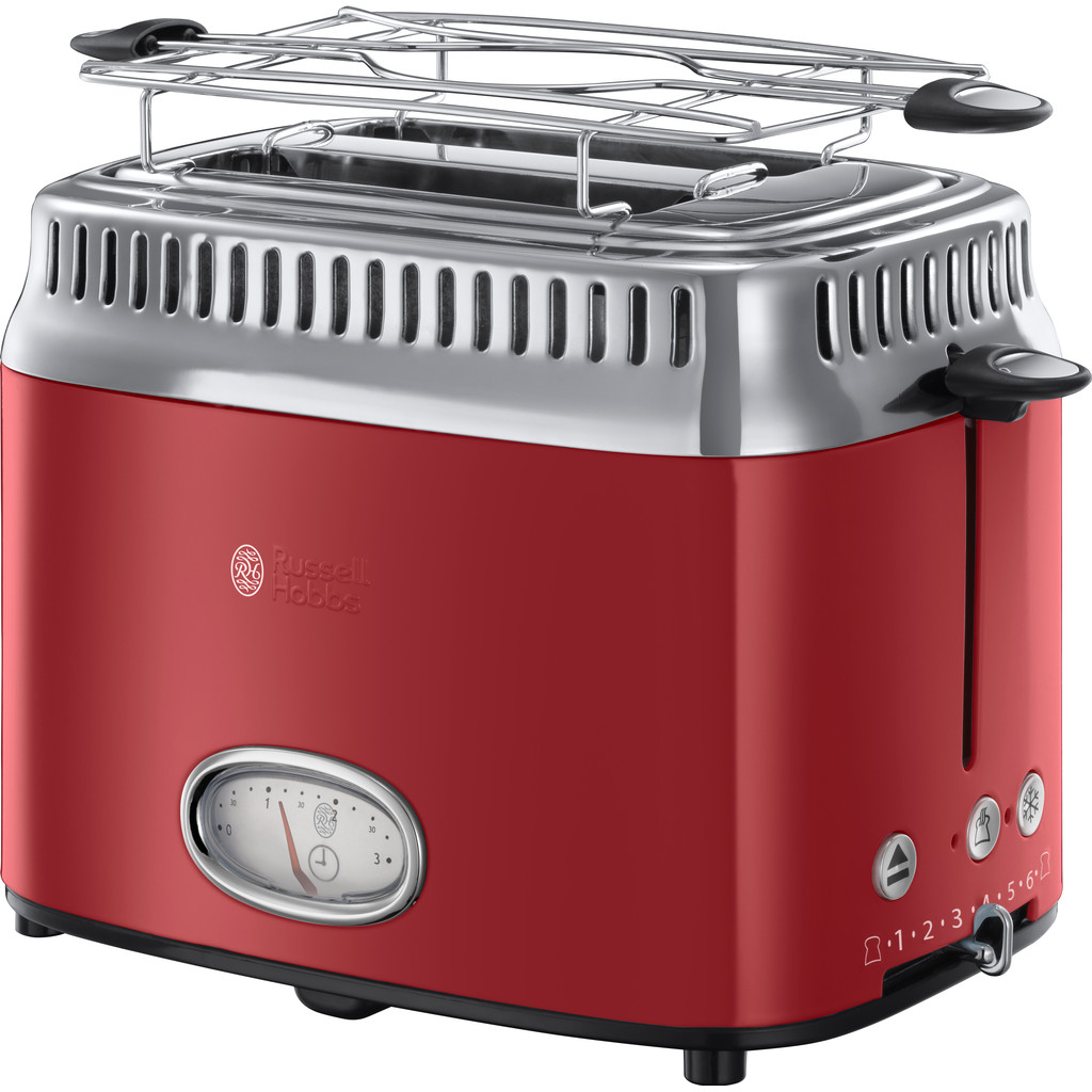 Russell Hobbs Retro Ribbon Grille-pain Rouge