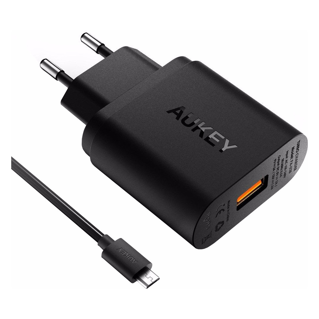 Aukey PA-T9 Quick Charge 3.0 Micro USB Noir