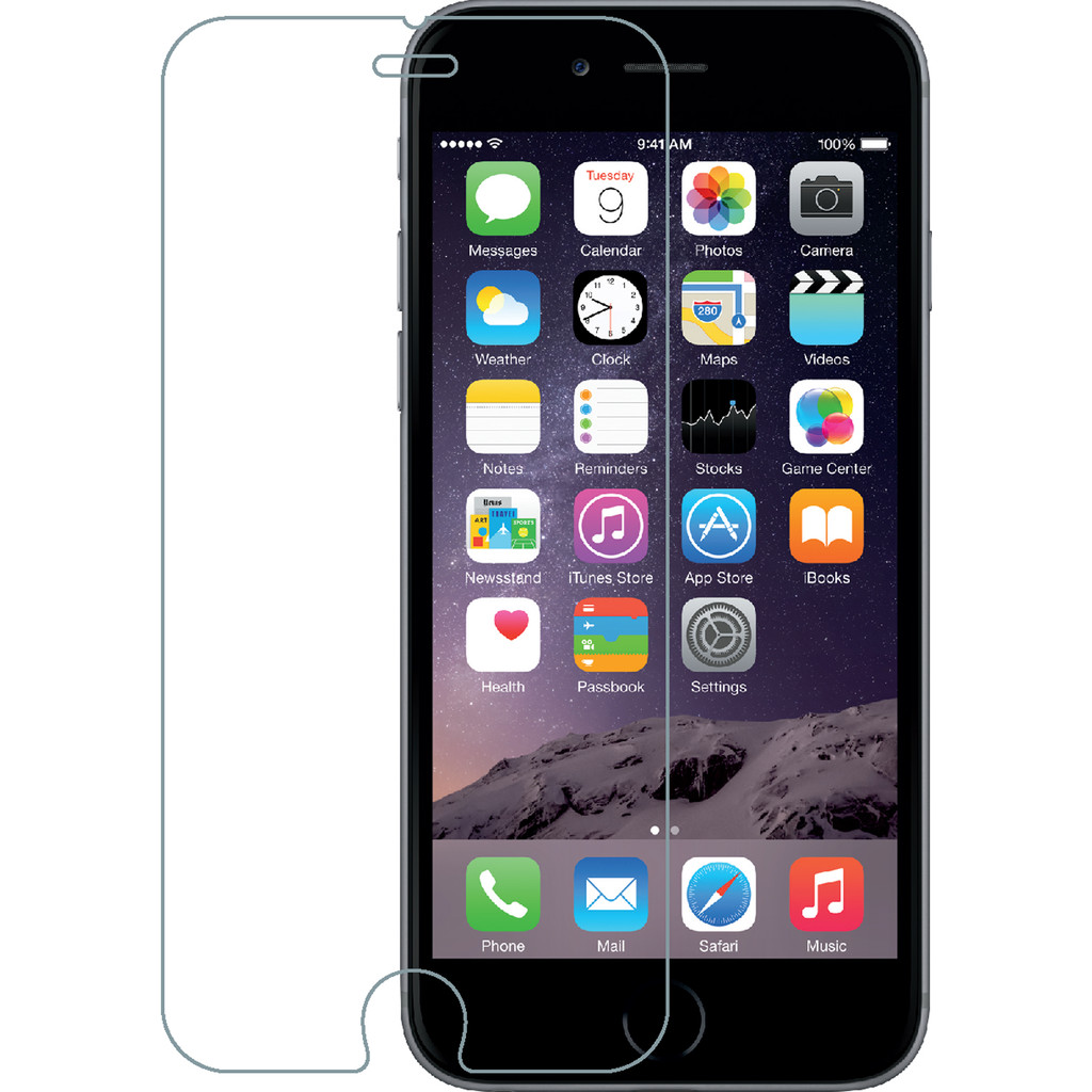 Azuri Apple iPhone 6/6s Protège-écran Verre trempé