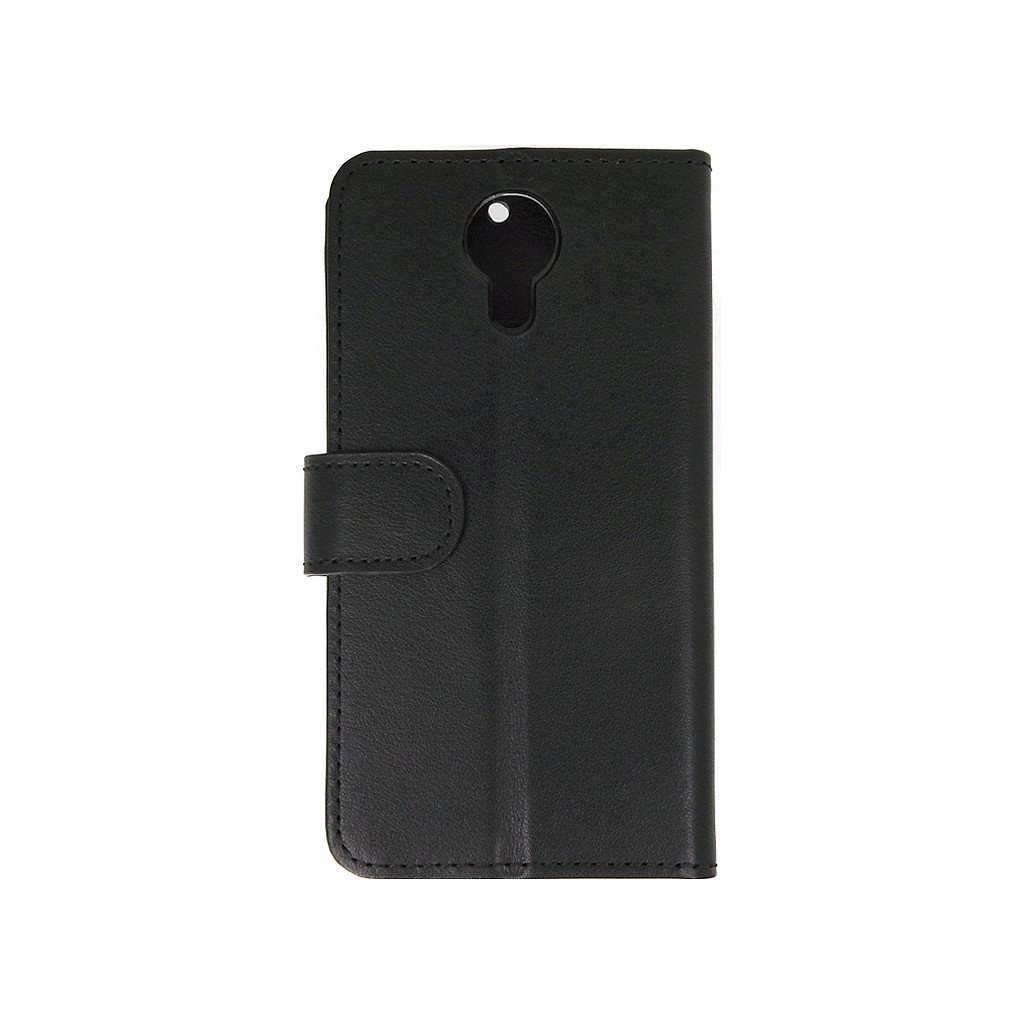 Valenta Coque à Rabat Classic Luxe General Mobile Android One 4G/GM5 Noir