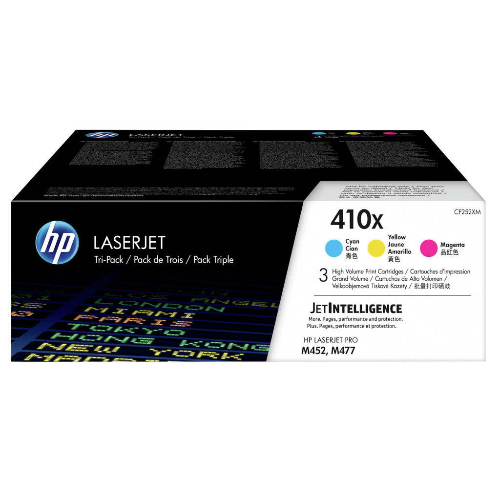 HP 410X Pack 3 couleurs (CF252XM)
