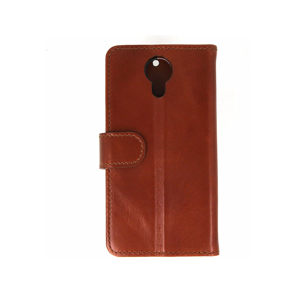 Valenta Coque à Rabat Classic Luxe General Mobile Android One 4G/GM5 Marron