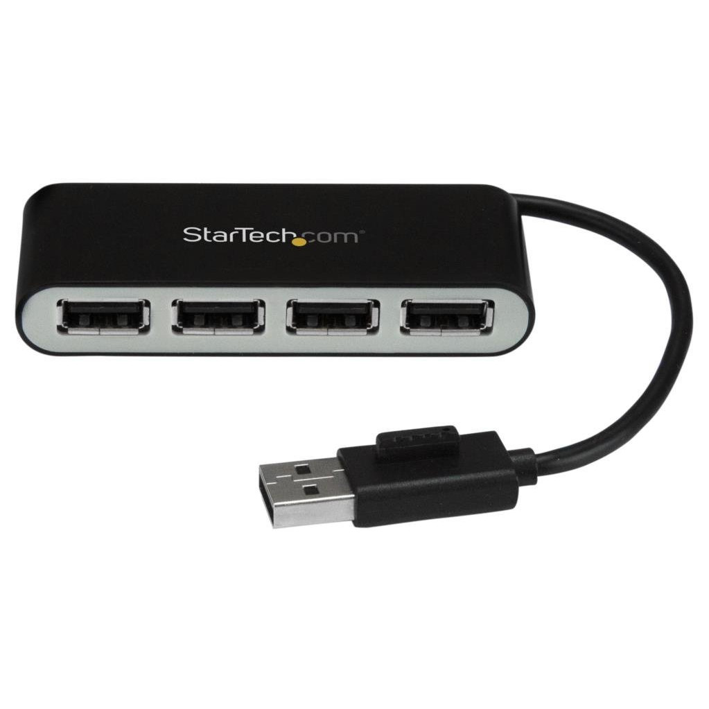 StarTech Hub Compact 4 ports USB 2.0 Noir