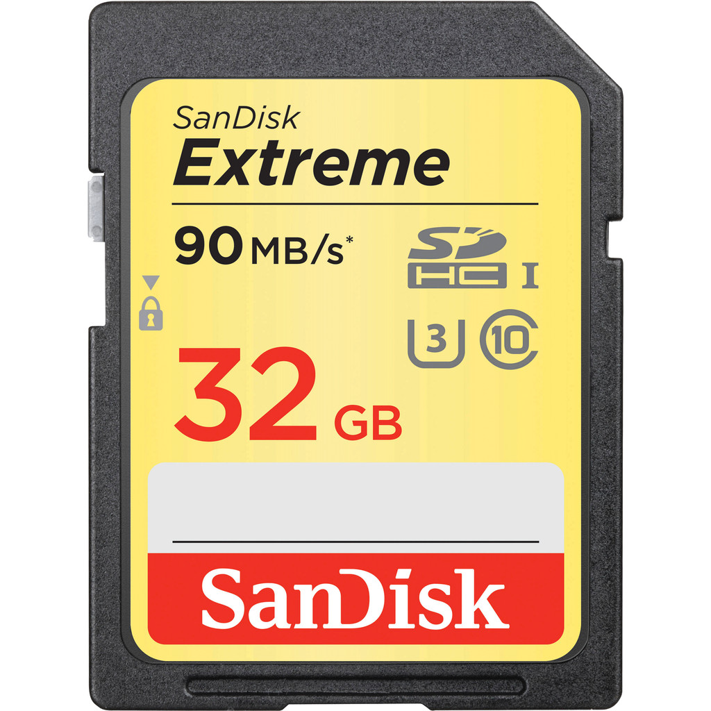 Sandisk SDHC Extreme 32 Go 90 MB/s Class 10