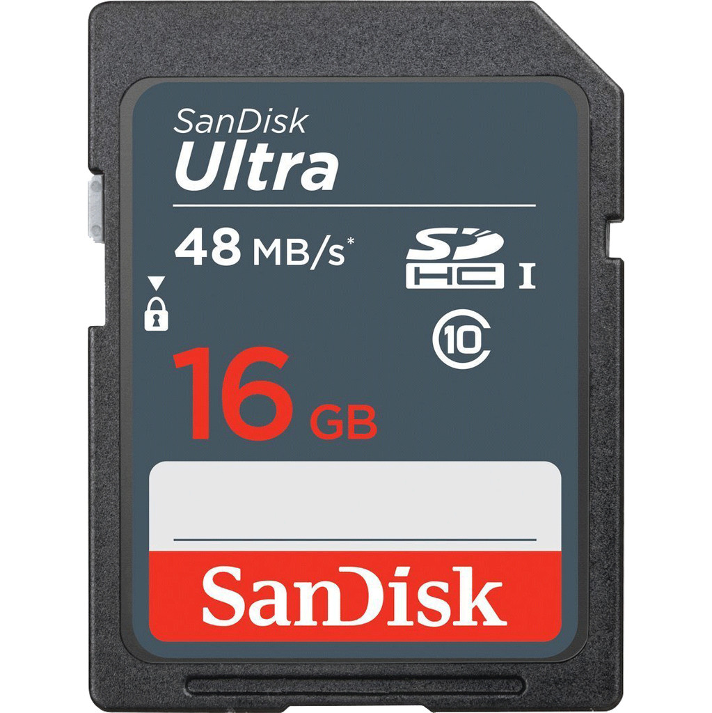 Sandisk SDHC Ultra 16 Go 48 Mo/s Class 10