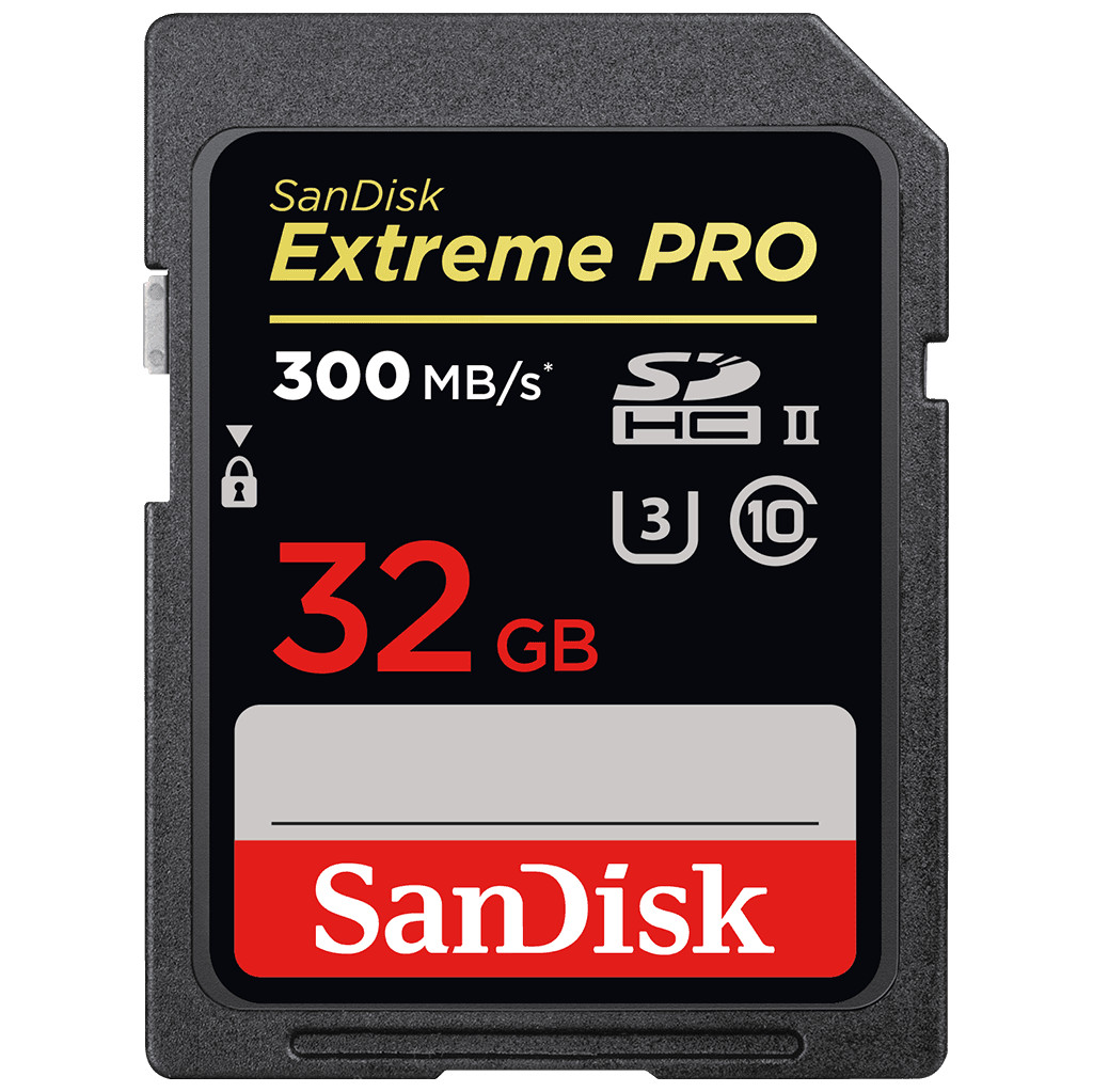 Sandisk SDHC Extreme Pro 32 Go 300 MB/s C10 UHS-II