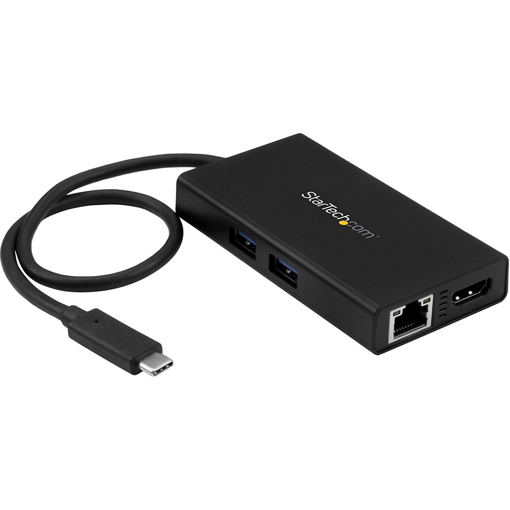 StarTech Adaptateur 4K 30 Hz USB-C vers HDMI, GbE et USB 3.0