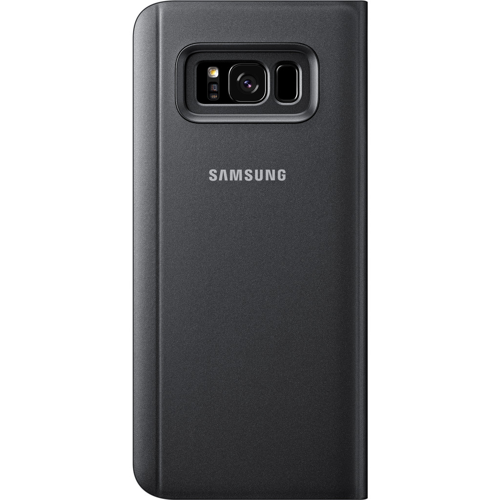 Samsung Galaxy S8 Plus Clear Stand Étui View Cover Noir