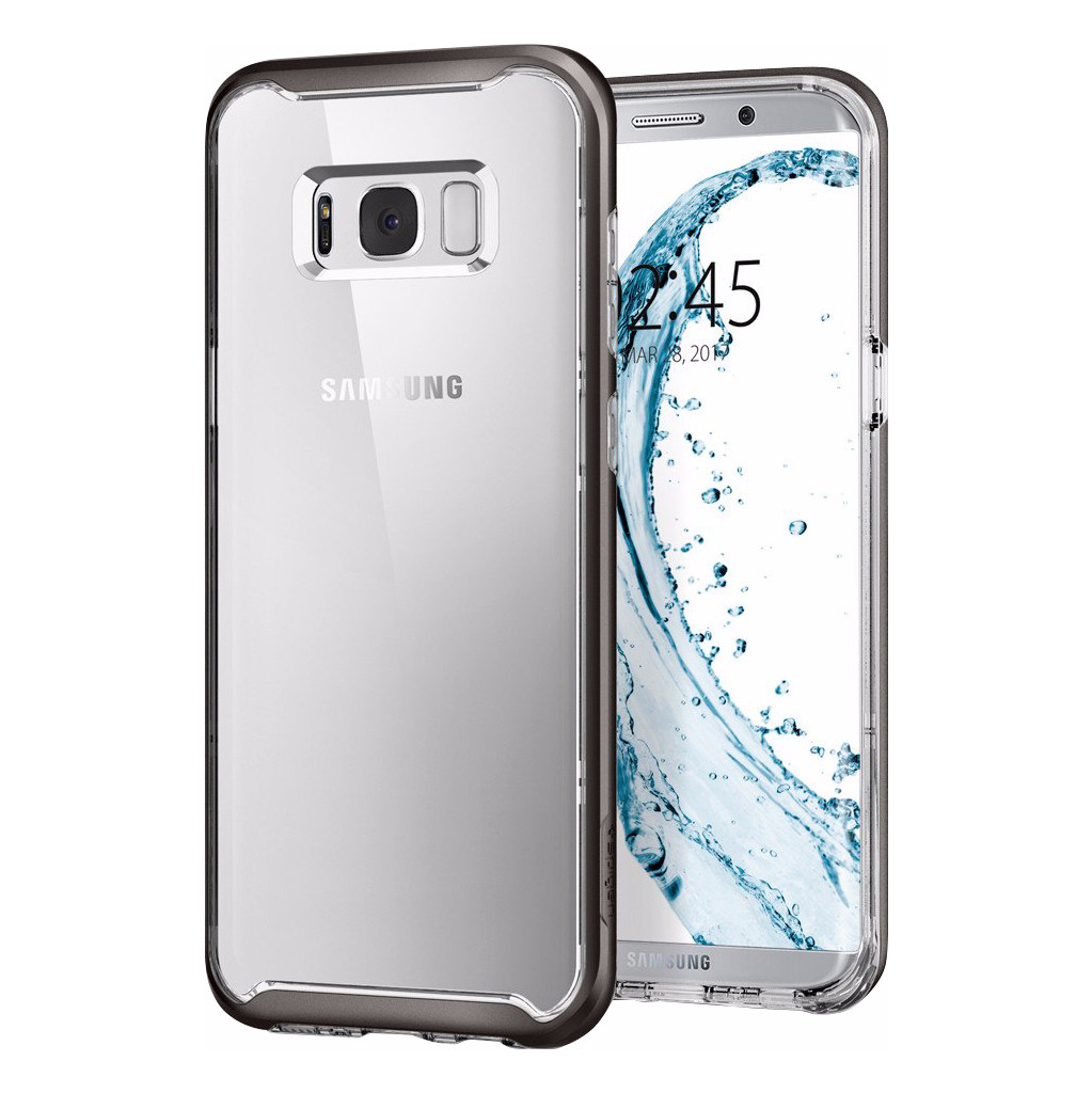 Spigen Neo Hybrid Crystal Coque arrière pour Samsung Galaxy S8 Gris