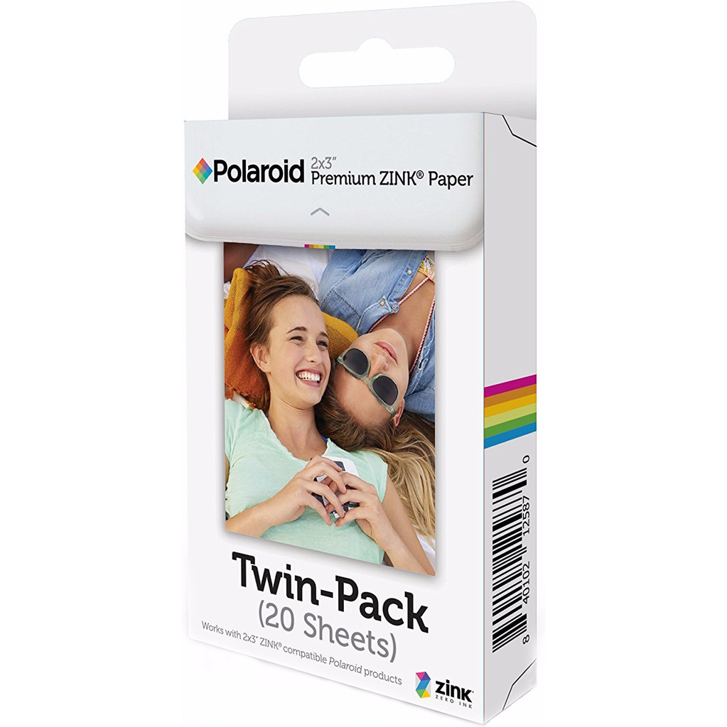 Polaroid ZINK Papier 2x3 inch - 20 paquet