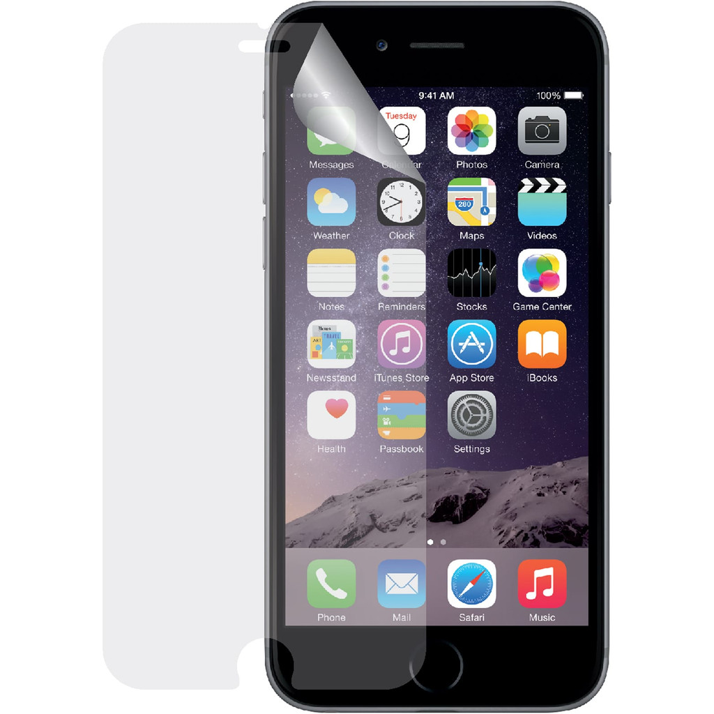 Azuri Protège-écran en plastique pour Apple iPhone 6 Plus/6s Plus Lot de 2