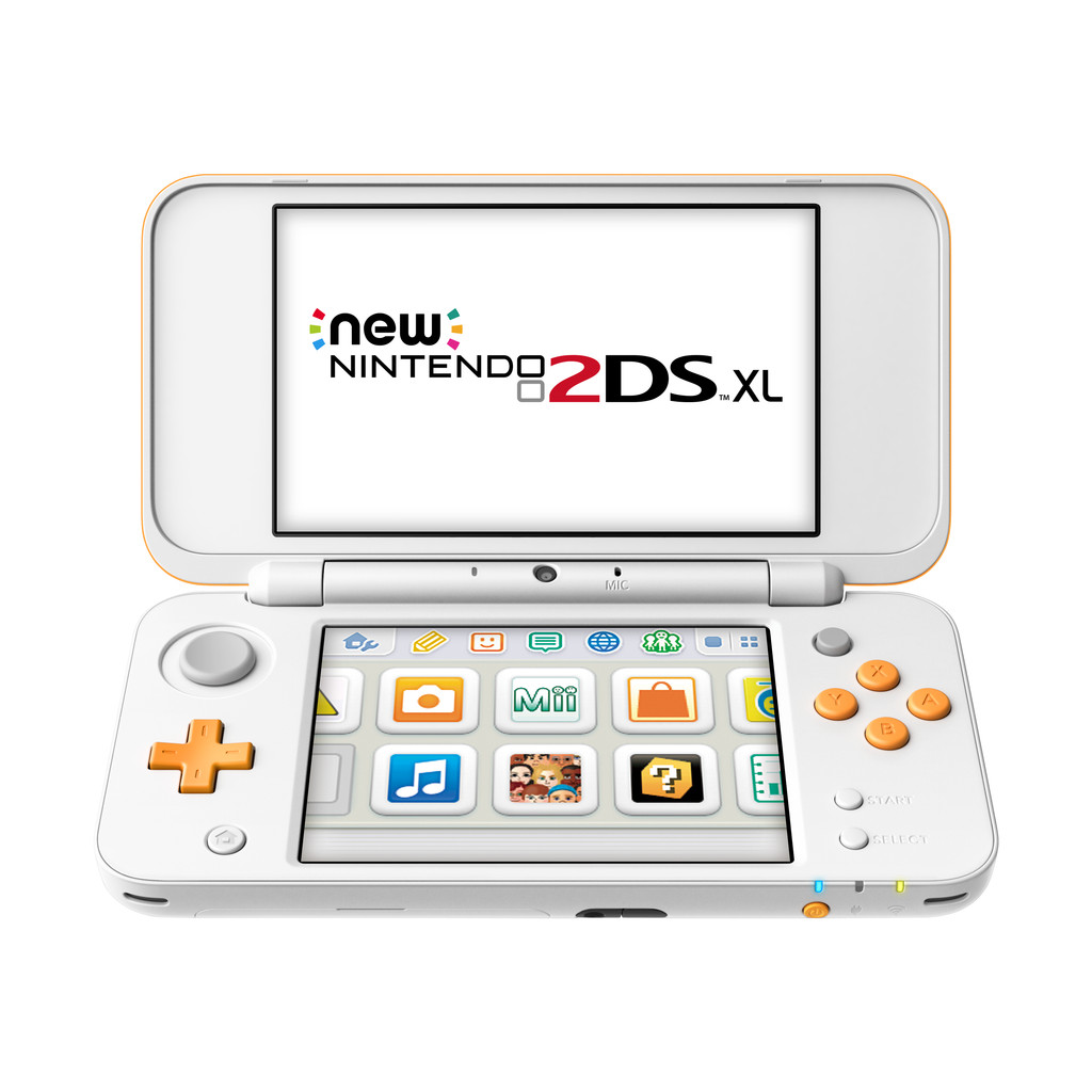 Nintendo 2DS XL Blanc / Orange