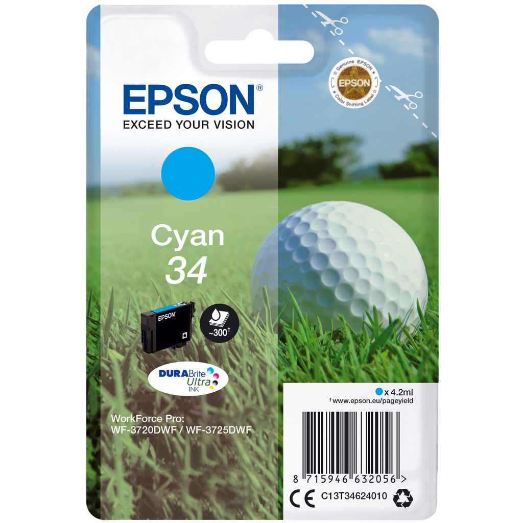 Epson 34 Cyan (C13T34624010)