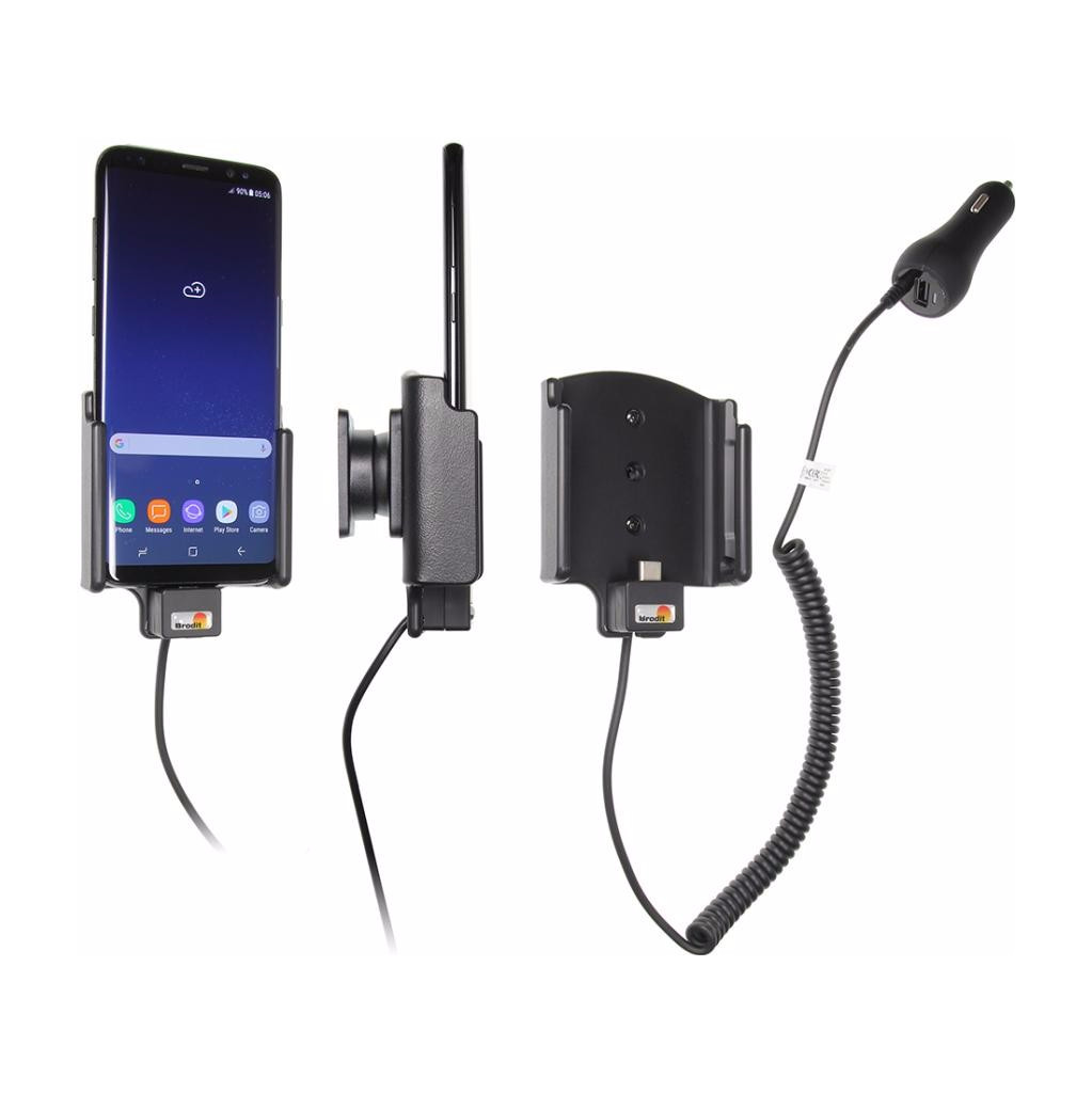 Brodit Support Samsung Galaxy S8 avec chargeur