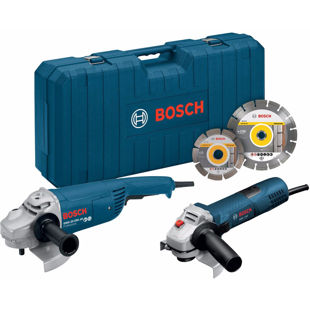 Bosch GWS 22-230 JH + GWS 7-125