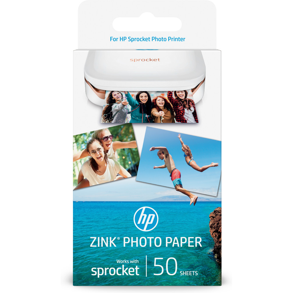 HP ZINK Papier photo pour Sprocket 50 feuilles
