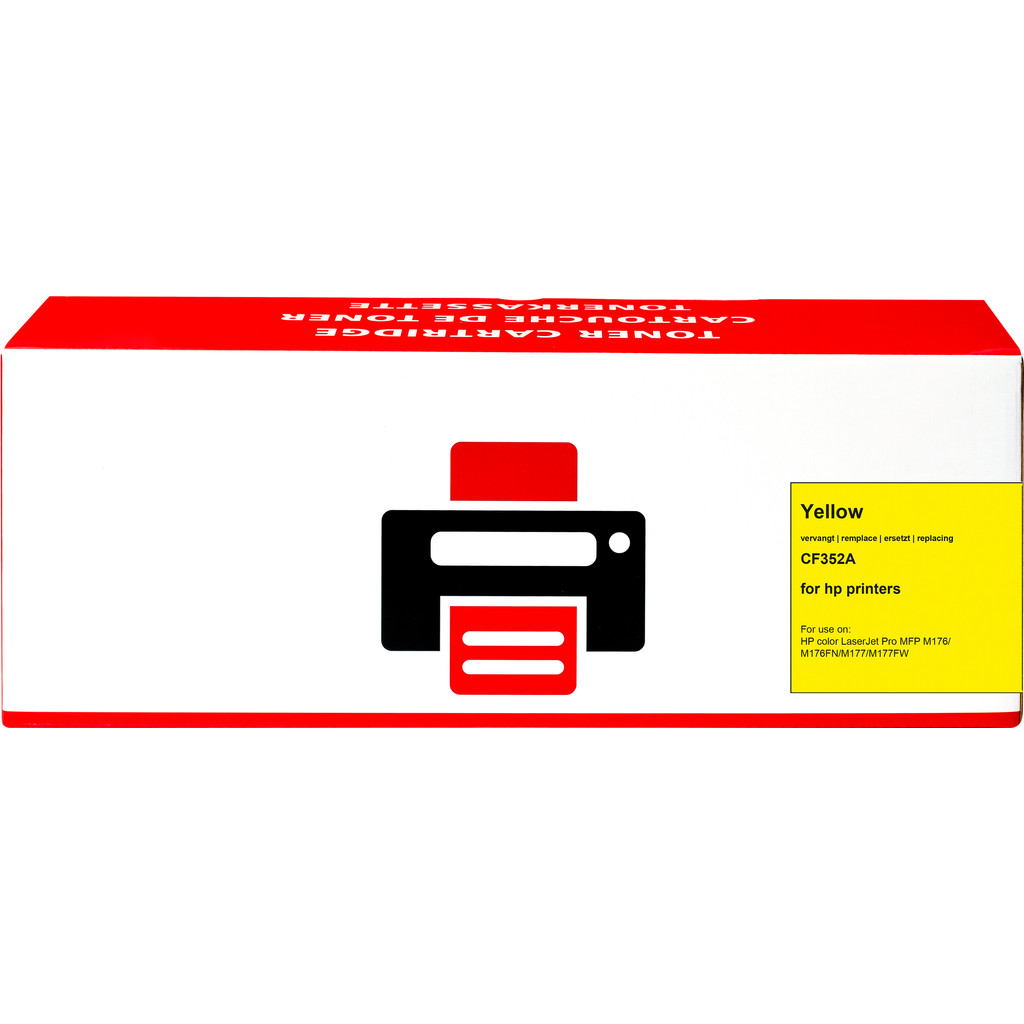 Marque distributeur 130A Toner Jaune pour imprimantes HP (CF352A)