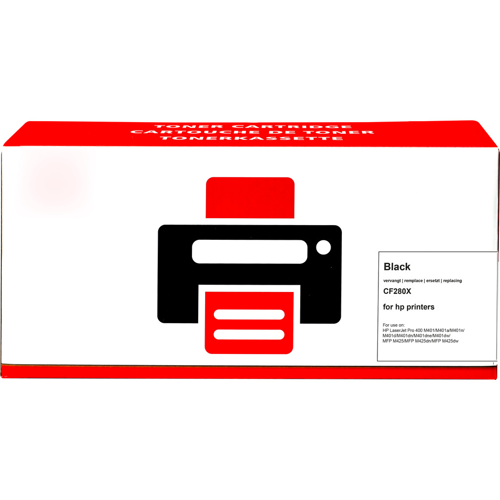 Marque distributeur 80X Toner Noir XL pour imprimantes HP (CF280X)