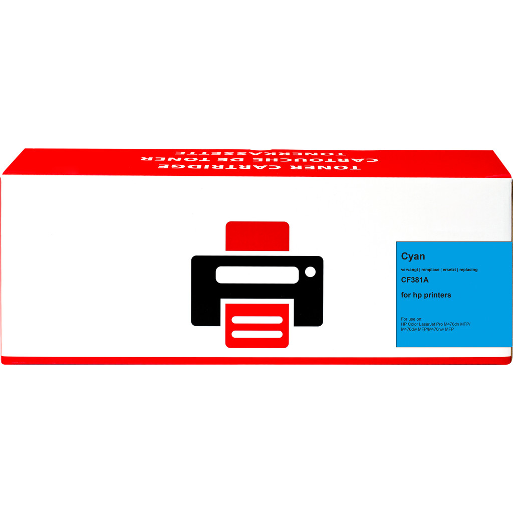 Marque distributeur 312A Toner Cyan pour imprimantes HP (CF381A)