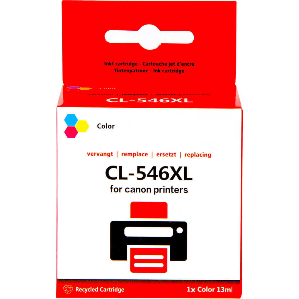 Marque distributeur CL-546 3 Couleurs XL pour imprimantes Canon (8288B001)