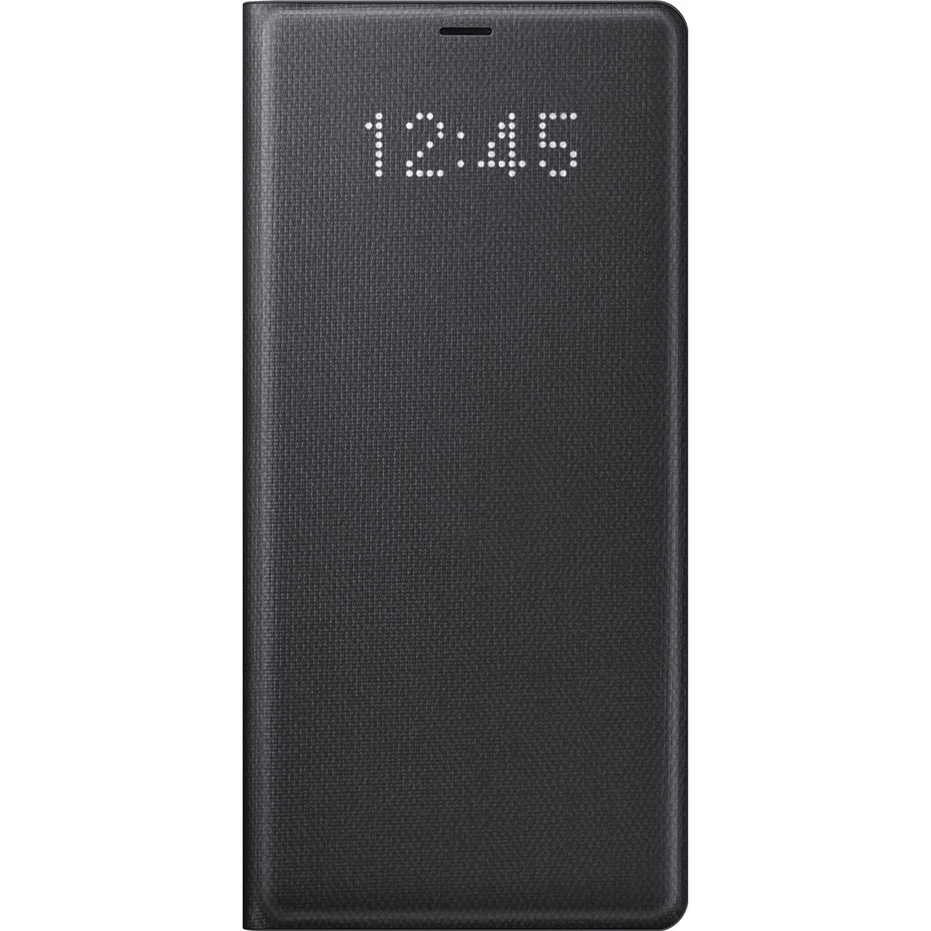 Samsung Galaxy Note 8 LED Coque à rabat avec fenêtre Noir