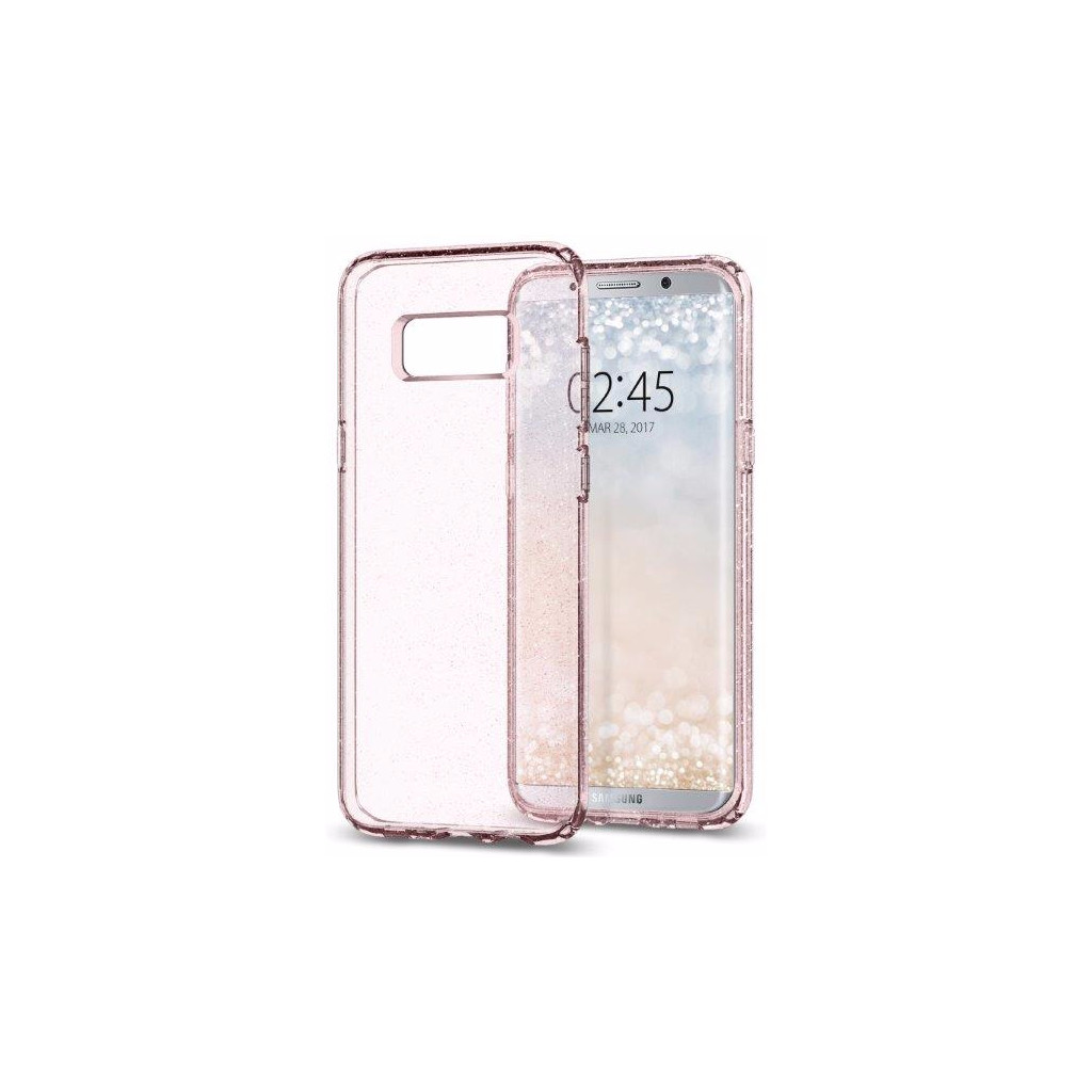 Spigen Liquid Crystal Glitter Coque arrière pour Samsung Galaxy S8 Plus Mauve