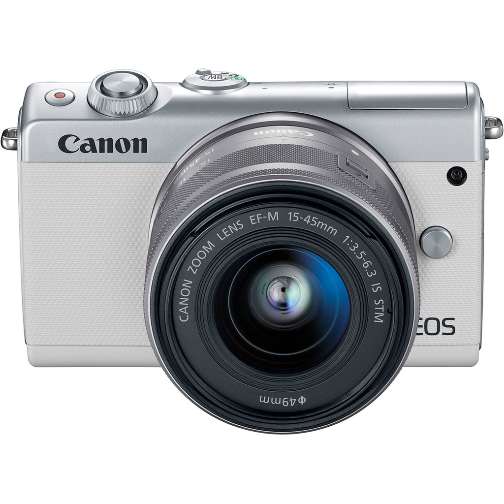 Canon EOS M100 Blanc + 15-45 mm IS STM