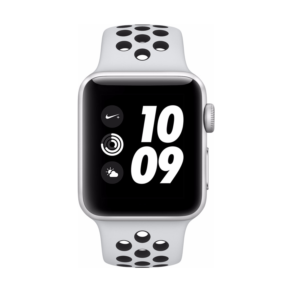 Apple Watch Series 3 Nike+ 42 mm Argent Aluminium/Bracelet Sport Noir