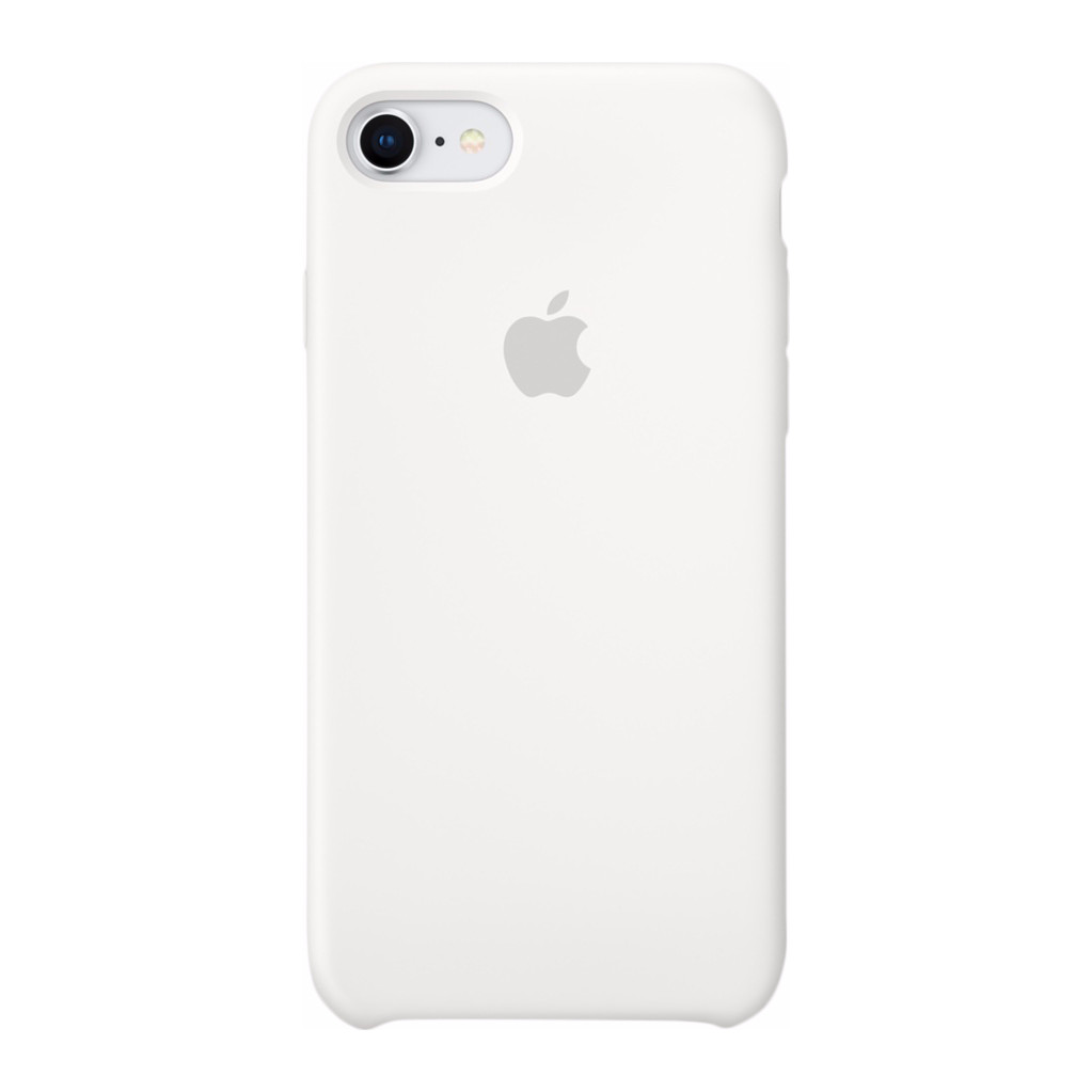 Apple iPhone 7/8 Coque arrière Silicone Blanc