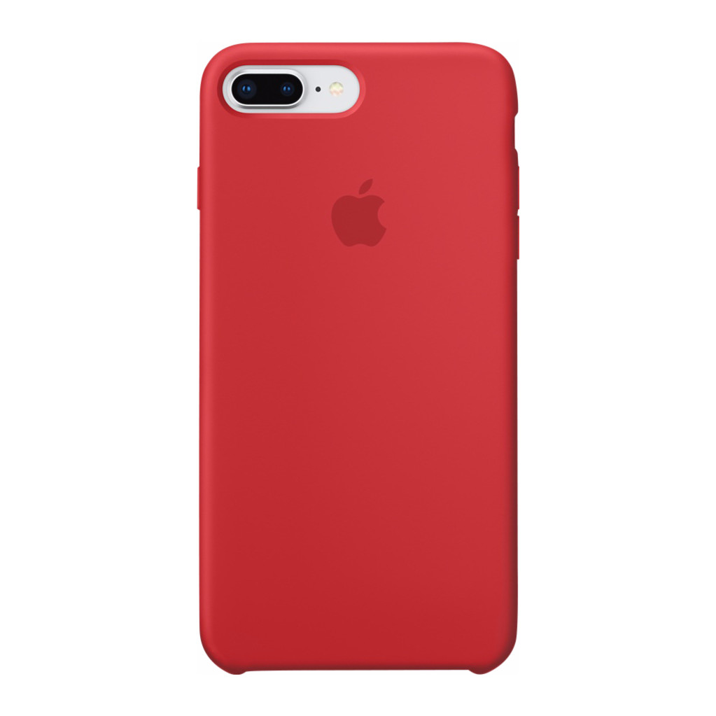 Apple iPhone 7 Plus/8 Plus Coque Silicone Rouge
