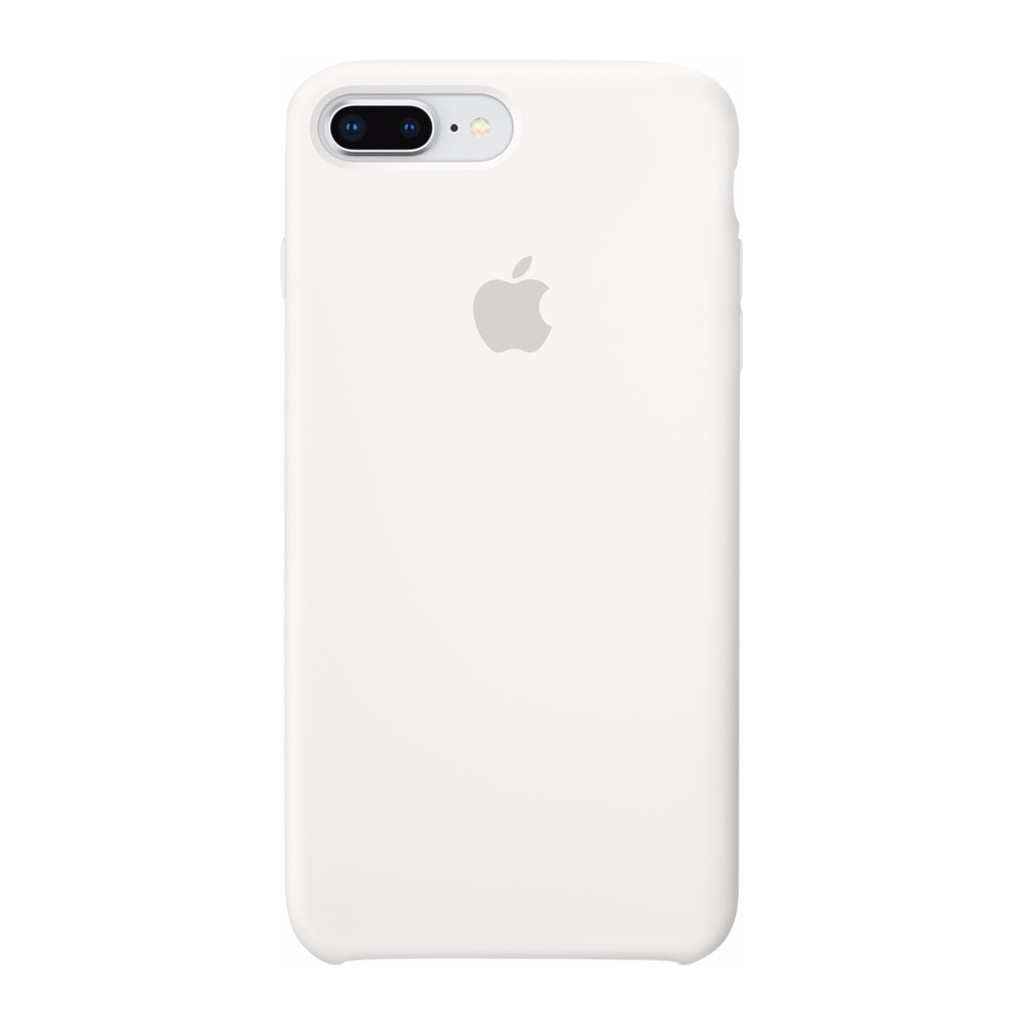 Apple iPhone 7 Plus/8 Plus Coque Arrière en Silicone Blanc