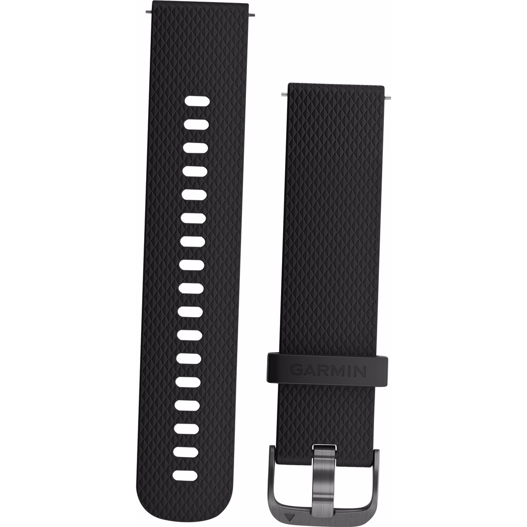 Garmin Vivoactive 3 Bracelet en Silicone Noir/Gris S