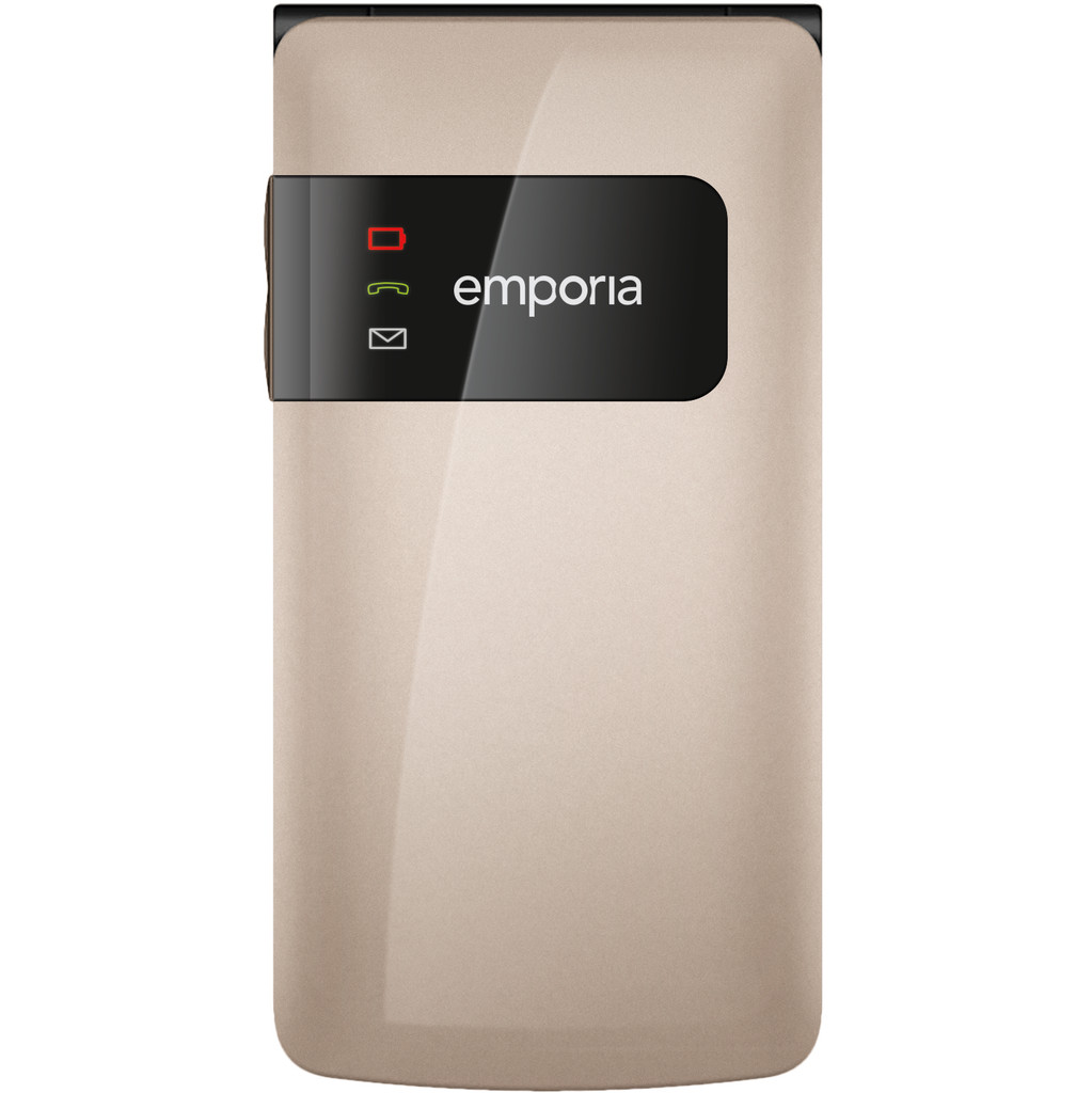 Emporia Flip Basic Téléphone pour Seniors Or