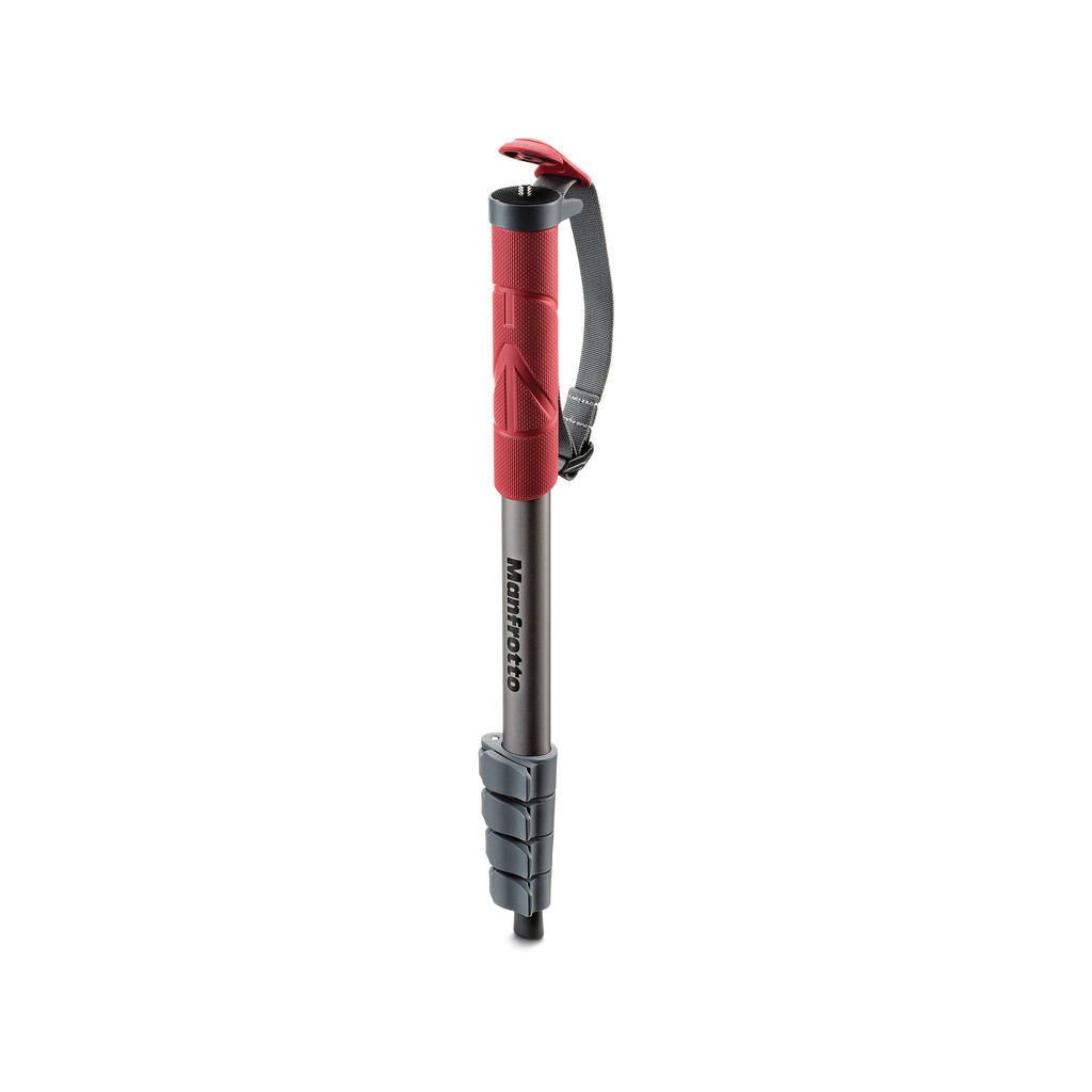 Manfrotto Monopode Compact Rouge