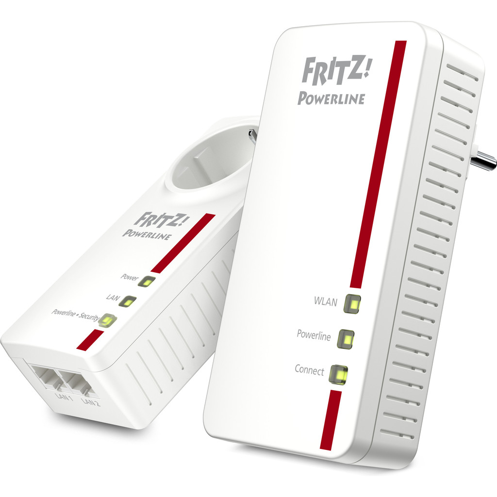 AVM FRITZ!Powerline 1260E WLAN Set International Wifi 1200 Mbps 2 adaptateurs