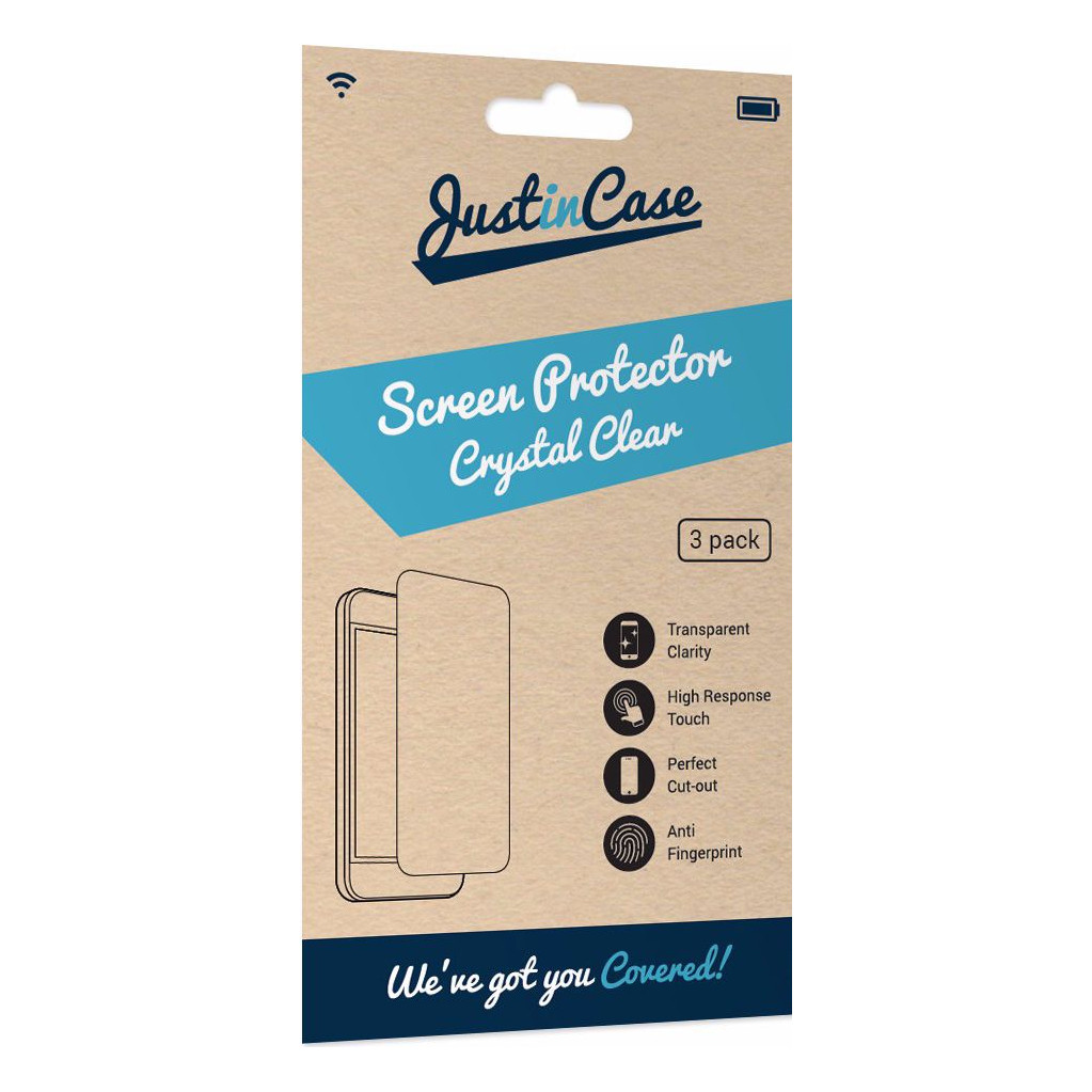 Just in Case Protège-écran en Plastique pour Asus Zenfone 4 Selfie Pro Lot de 3