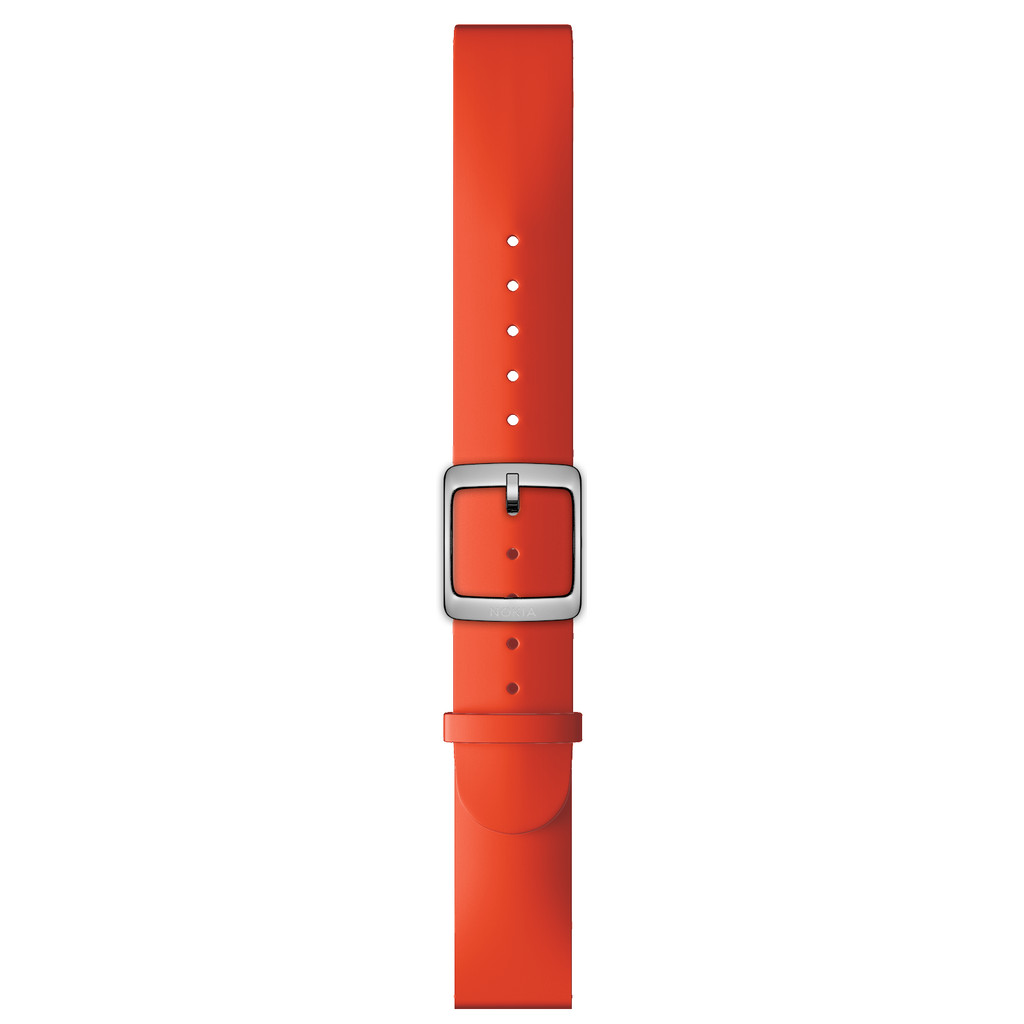 Nokia 18 mm Bracelet de montre en Silicone Rouge