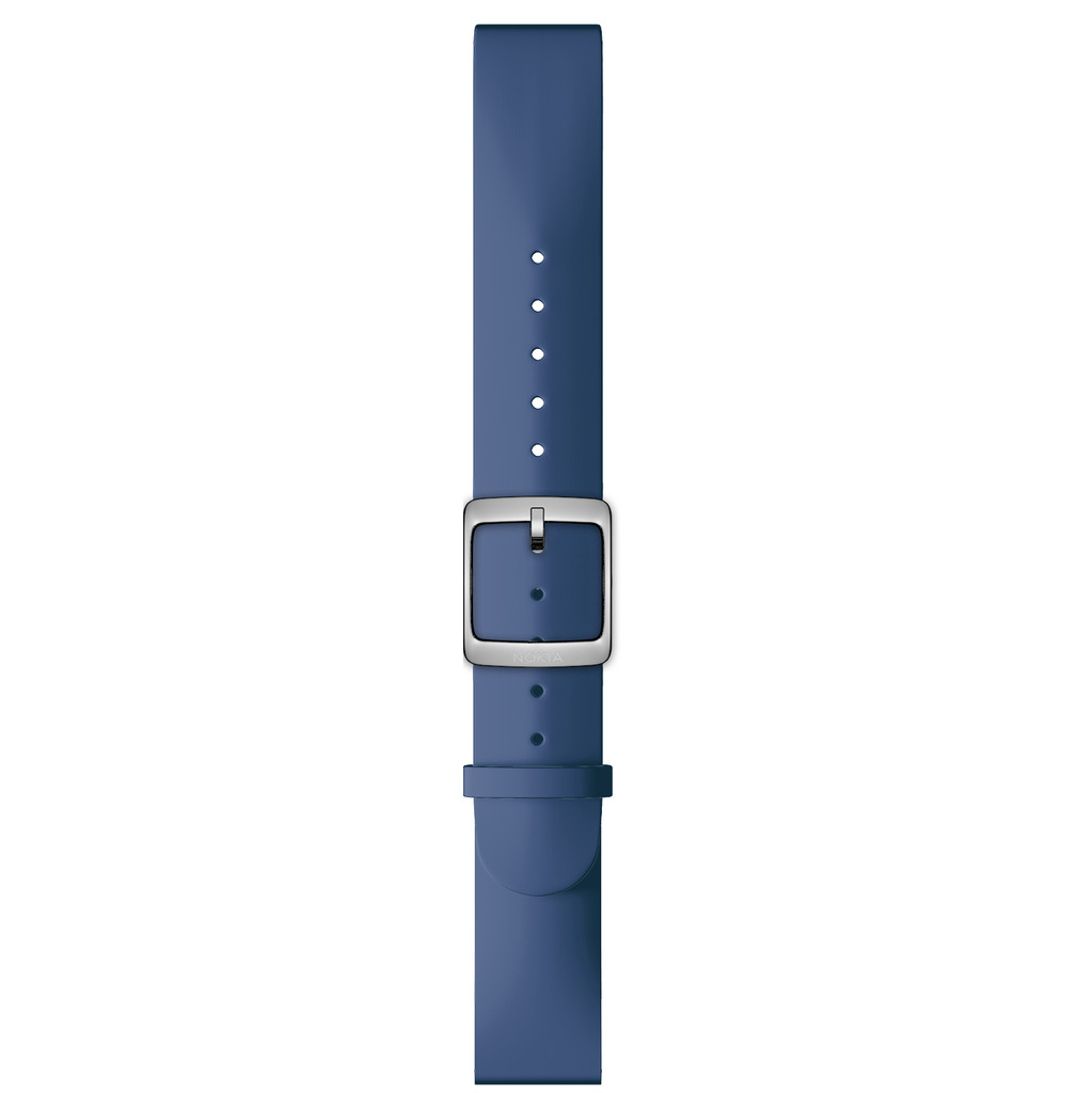 Nokia 18 mm Bracelet de montre en Silicone Bleu