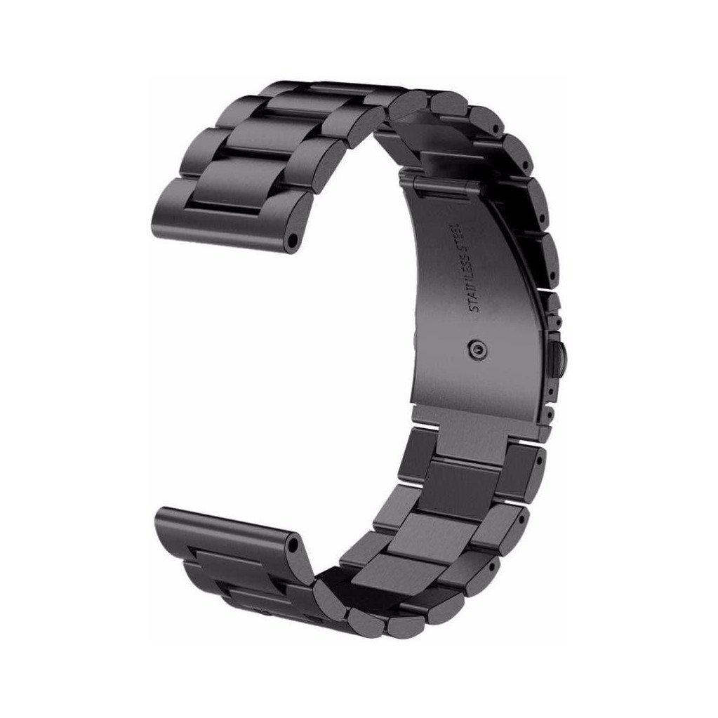 Just in Case Samsung Gear Sport Bracelet de Montre en Inox Noir