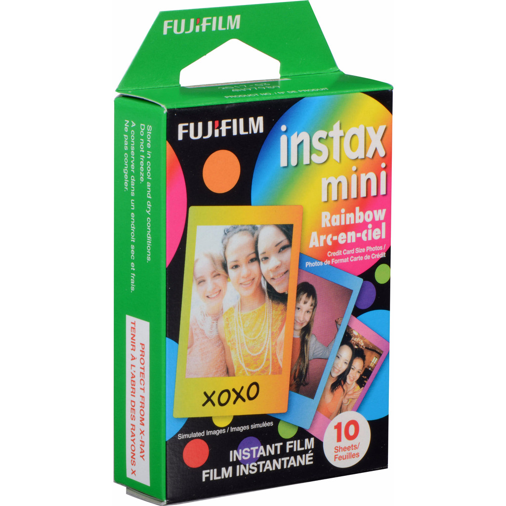 Fuji Instax Colorfilm Mini Rainbow (10 poses)
