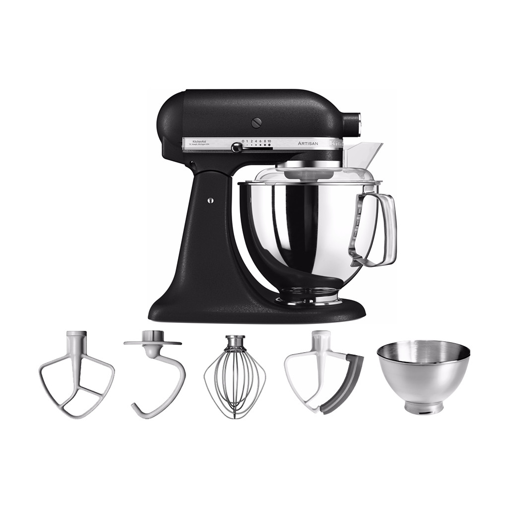 KitchenAid Robot pâtissier multifonction Artisan 5KSM175PS Truffe Noire achetez et comparez à