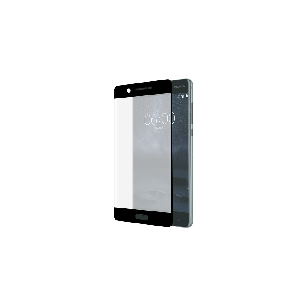 Azuri Edge to Edge Protège-écran Verre Nokia 5 Noir