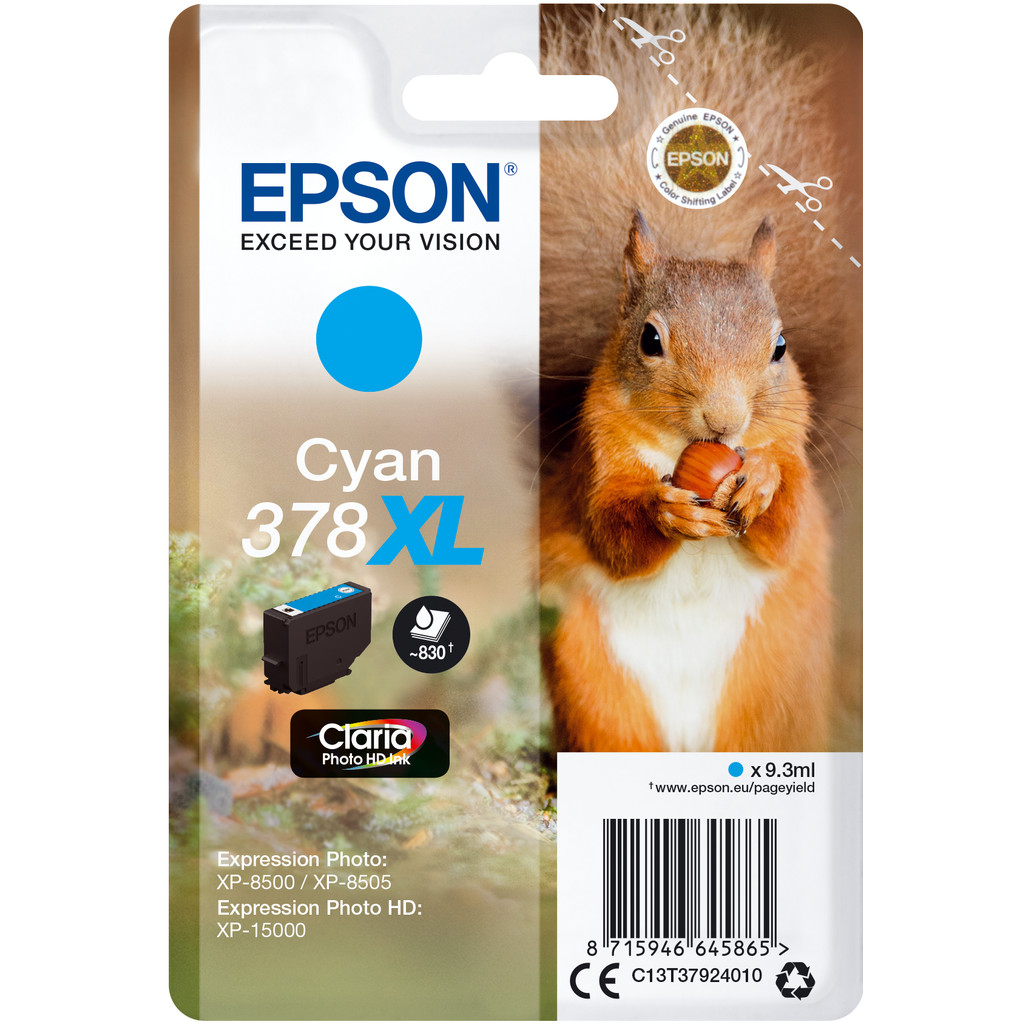 Epson 378XL Cyan (C13T37924010)