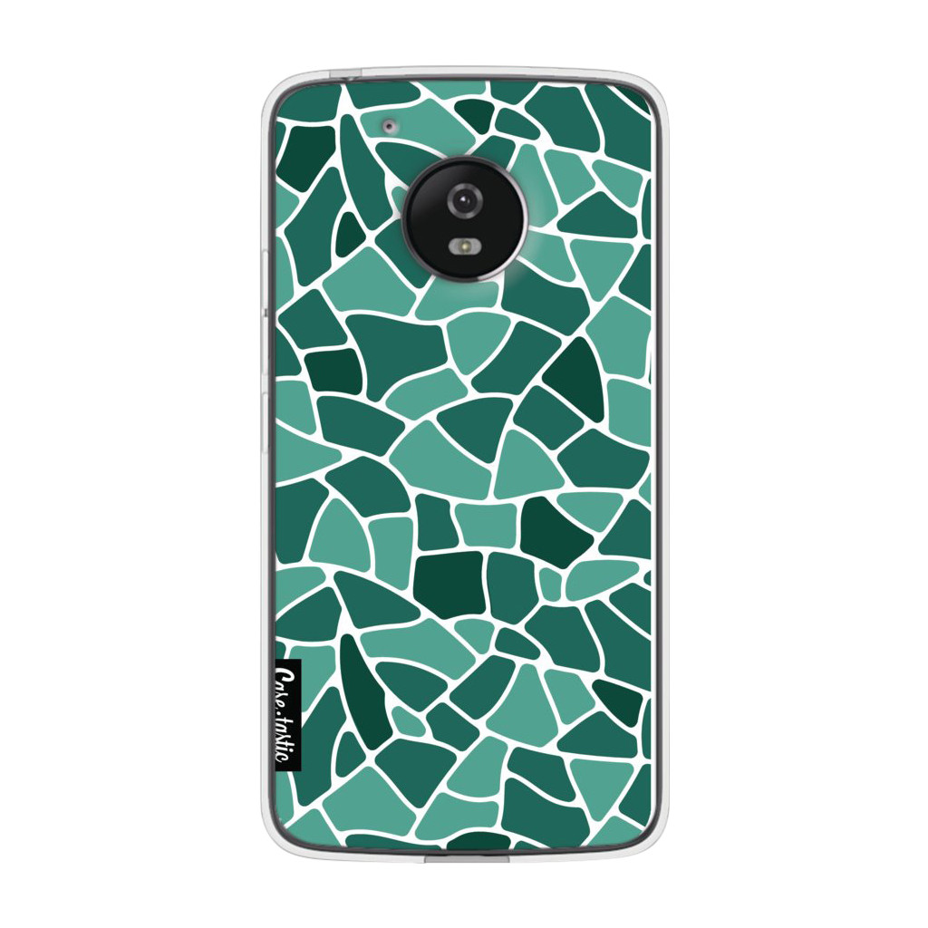 Casetastic Coque souple Motorola Moto G5 Aqua Mosaic