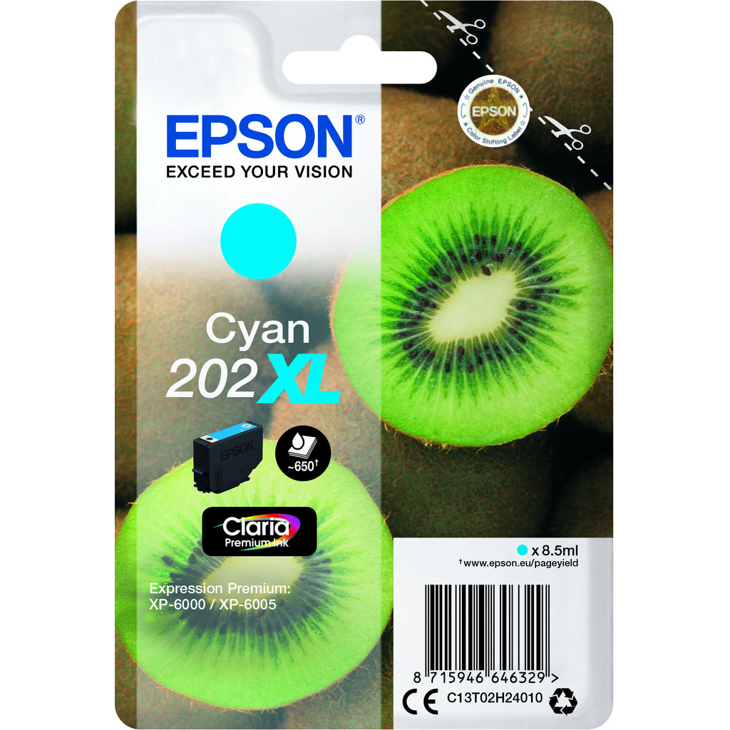 Epson 202XL Cyan (C13T02H24010)